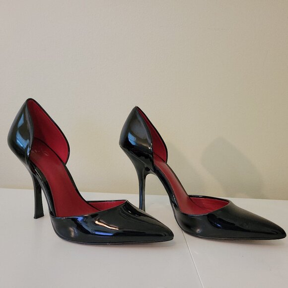 Mix No. 6 | Dawnira Black Patent d'Orsay Heel, Size 9 - Picture 1 of 11